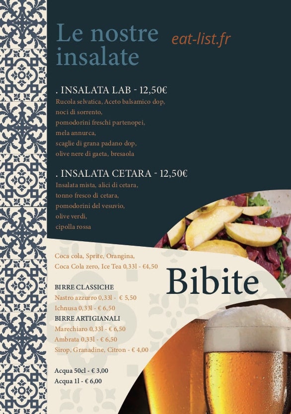 La Chamade Lab — carte page 7