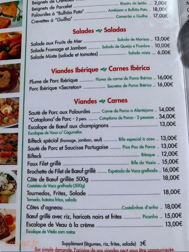 O Cantinho da Saudade — carte page 2