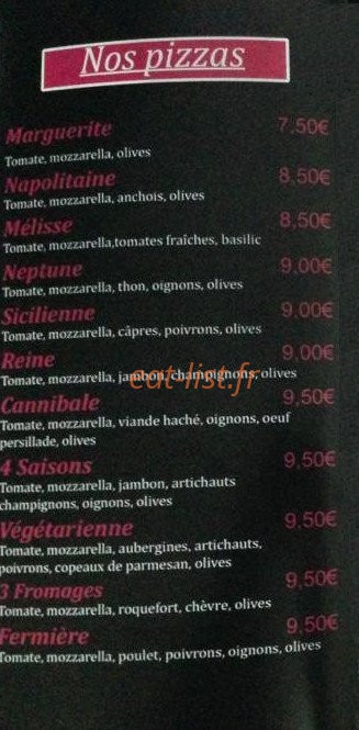 Pizz'ami — carte page 2