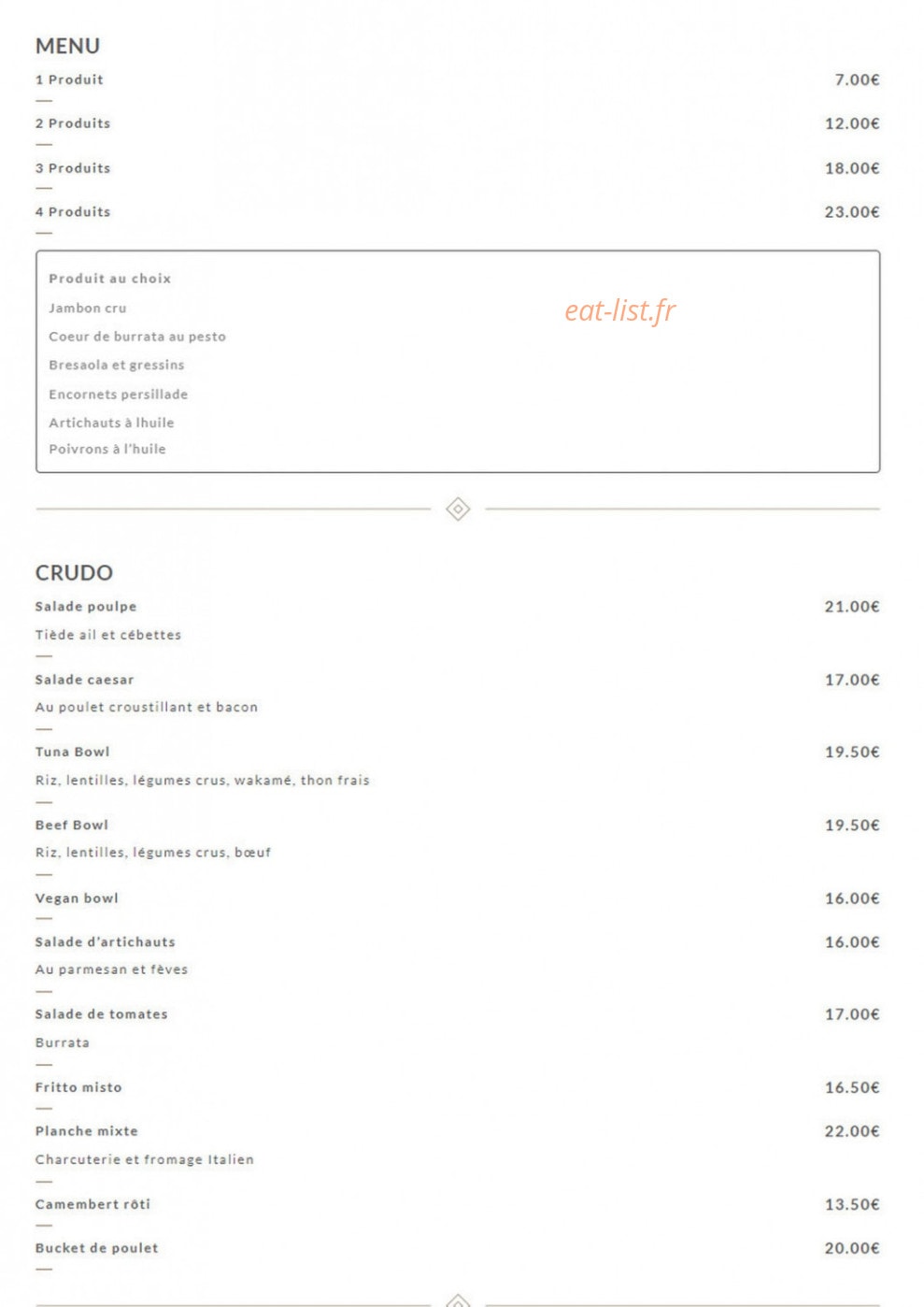 Casa Nostra — carte page 1