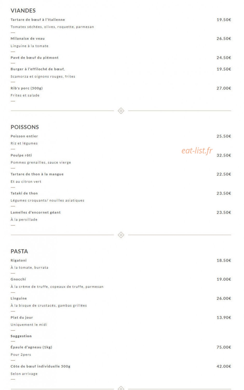 Casa Nostra — carte page 2