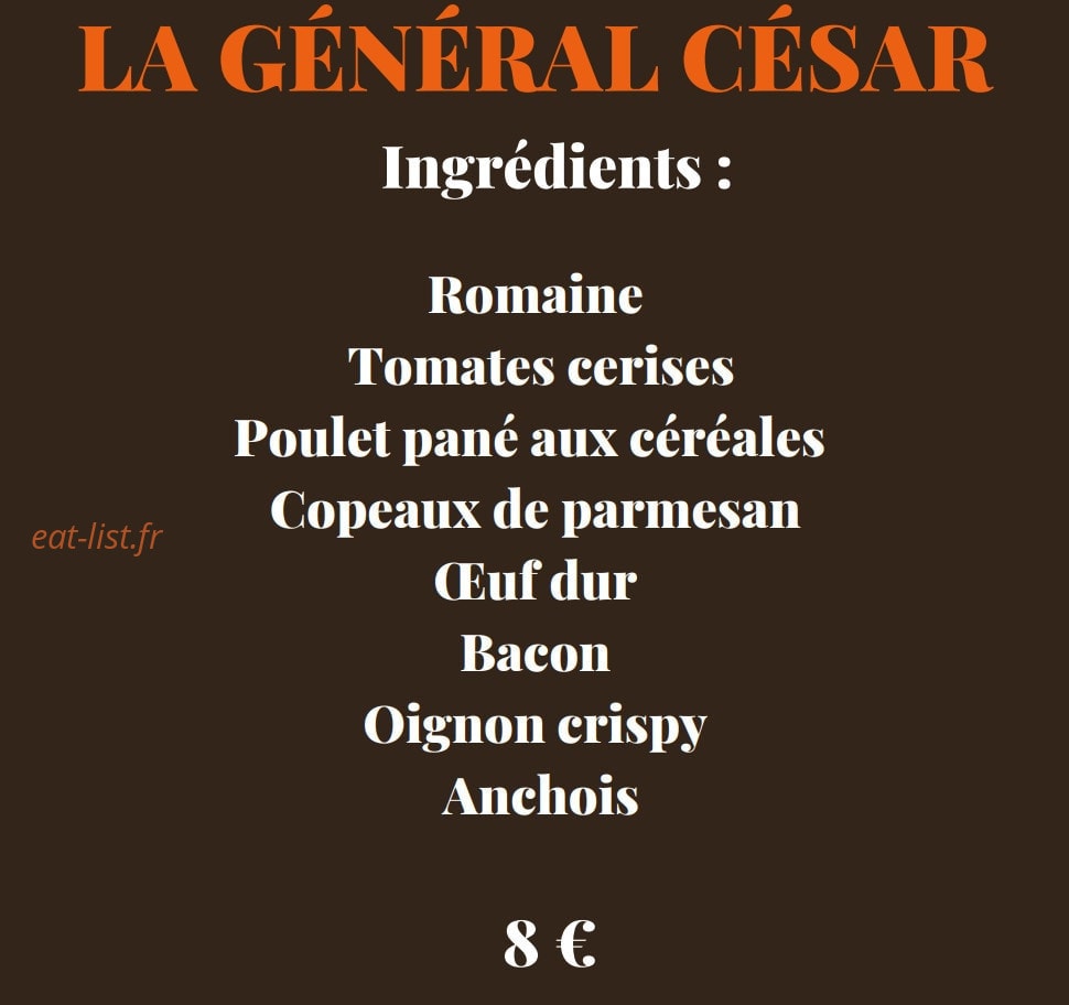 Dom's salad — carte page 1