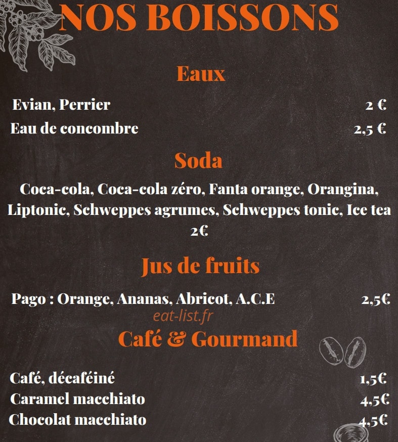 Dom's salad — carte page 13