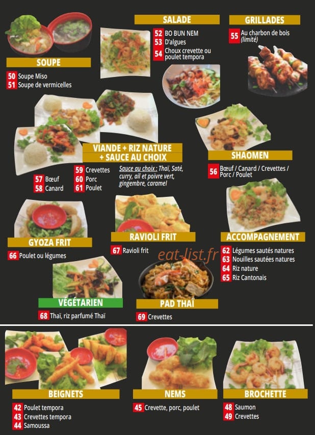 king sushis &wok — carte page 4