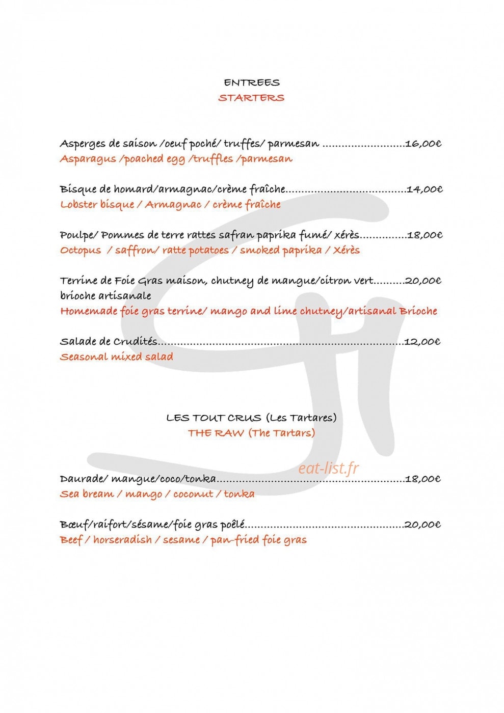 La Gaudinade — carte page 1