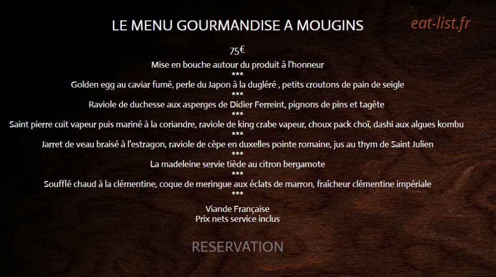 La Place de Mougins — carte page 5