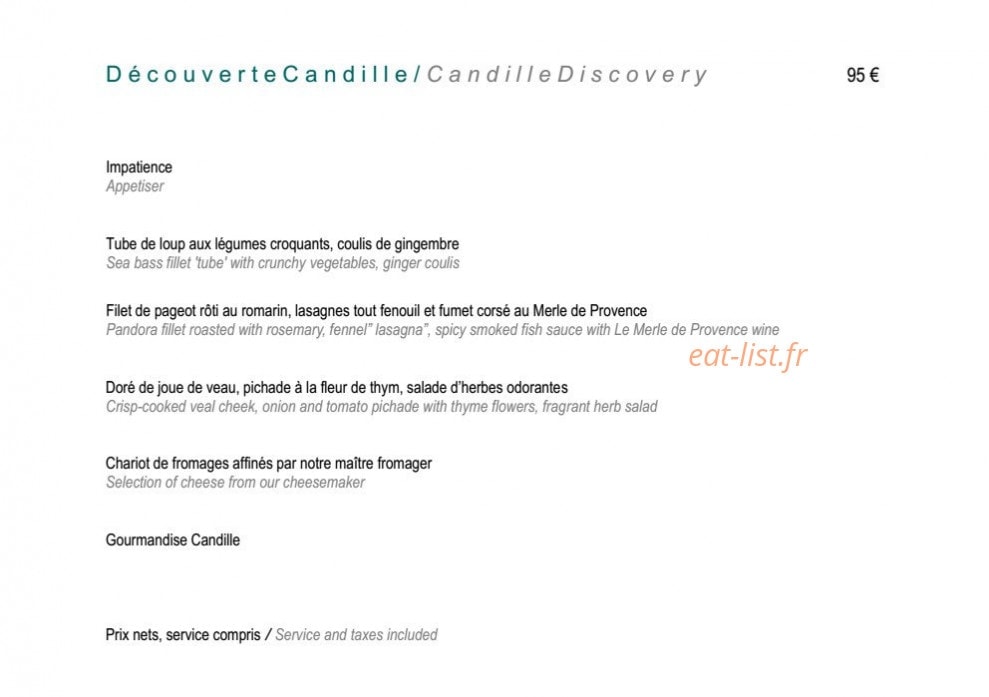 Le Mas Candille — carte page 7