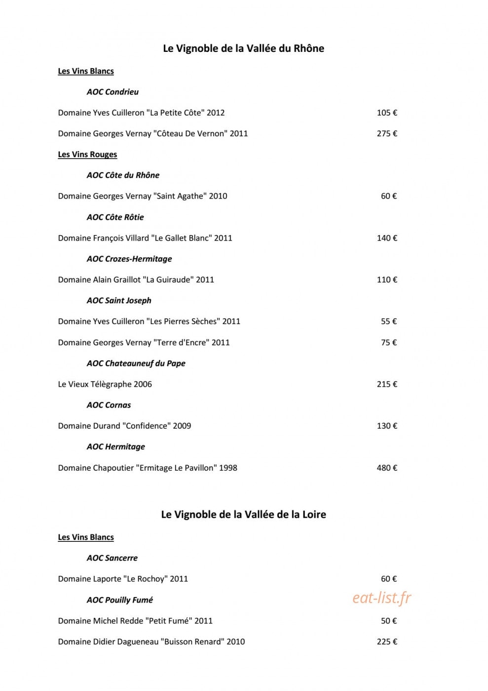 Le Mas Candille — carte page 12