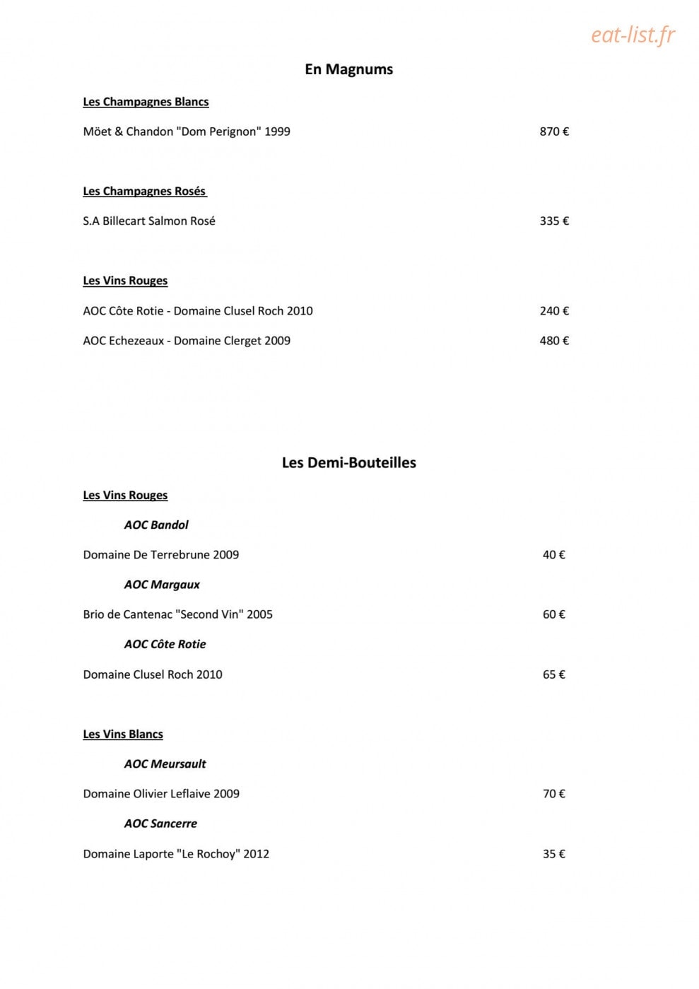 Le Mas Candille — carte page 13