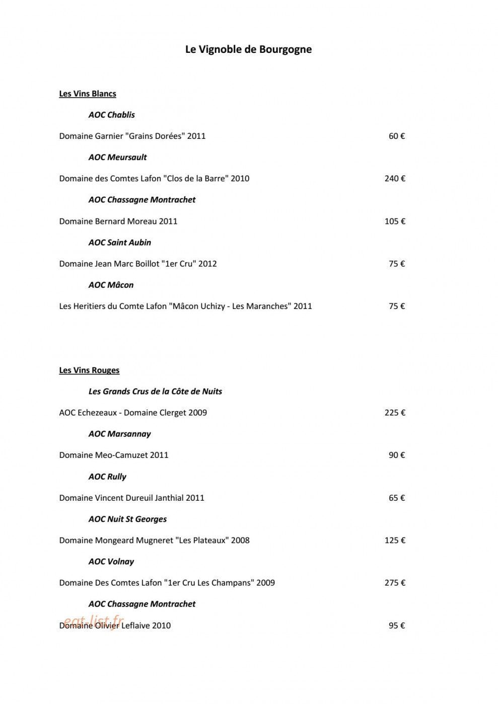 Le Mas Candille — carte page 10