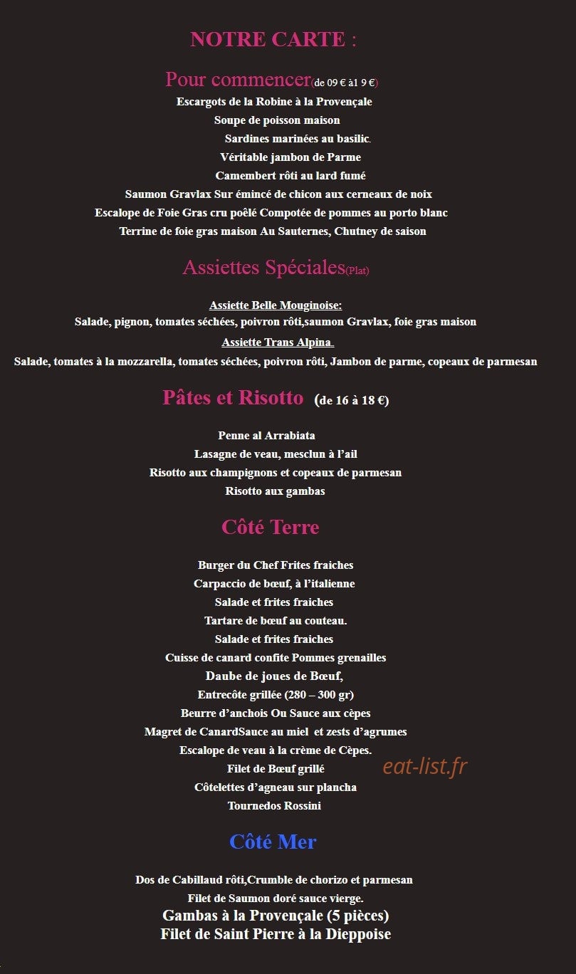 Le Rendez Vous — carte page 3