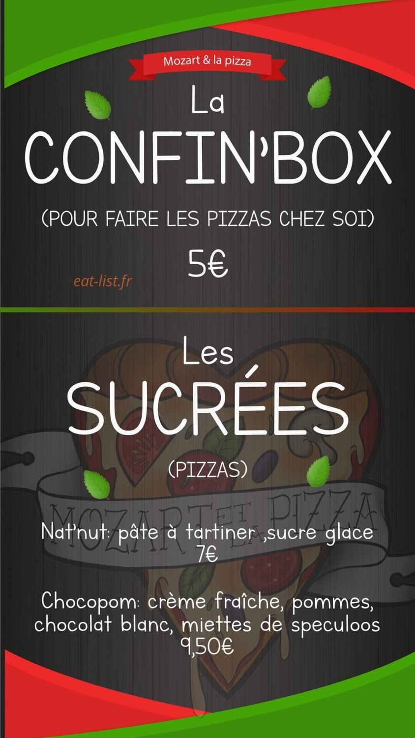 Mozart et la pizza — carte page 8
