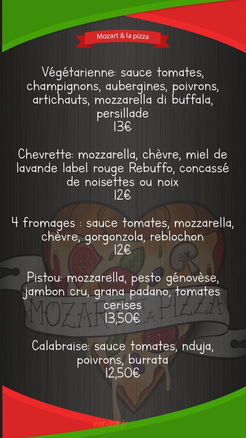 Mozart et la pizza — carte page 5