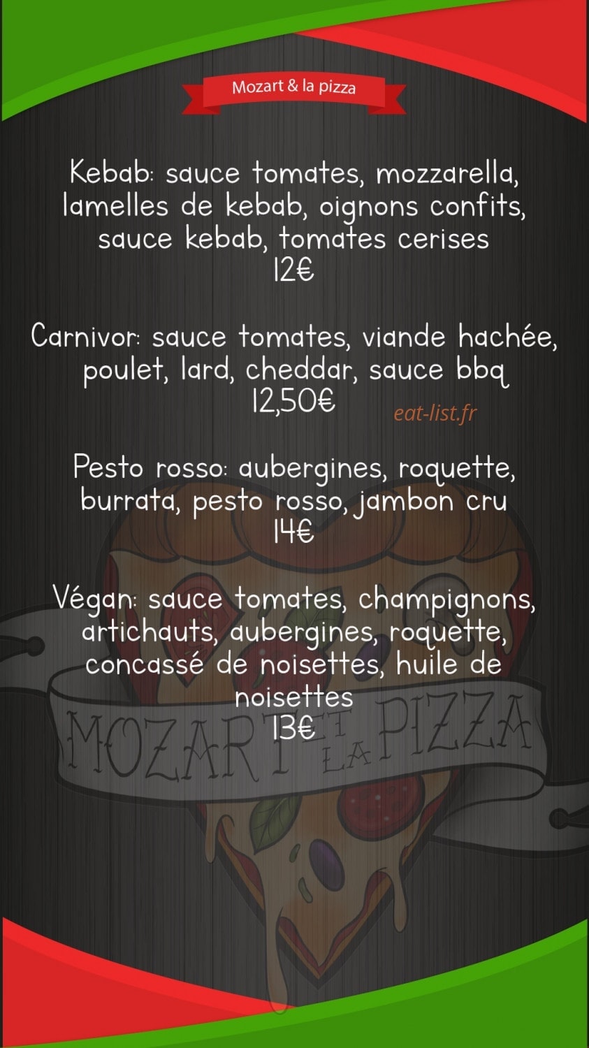 Mozart et la pizza — carte page 4