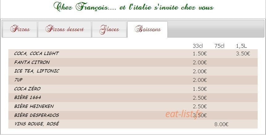 Pizza ciccio — carte page 4