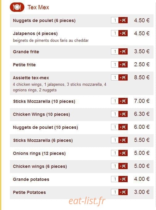 Pizza Shop — carte page 7