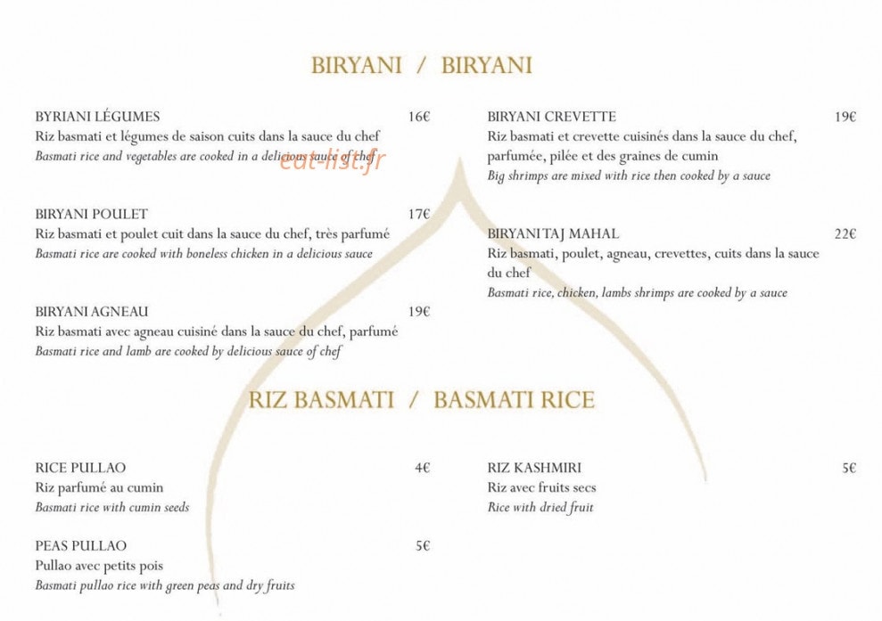Taj Mahal — carte page 6