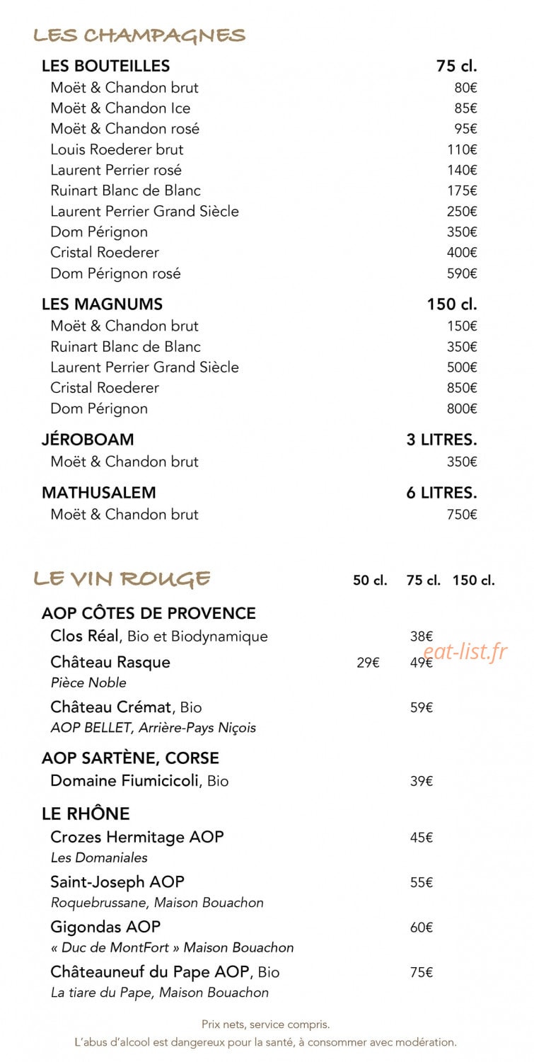 Vidaa Le Moulin de Mougins — carte page 8