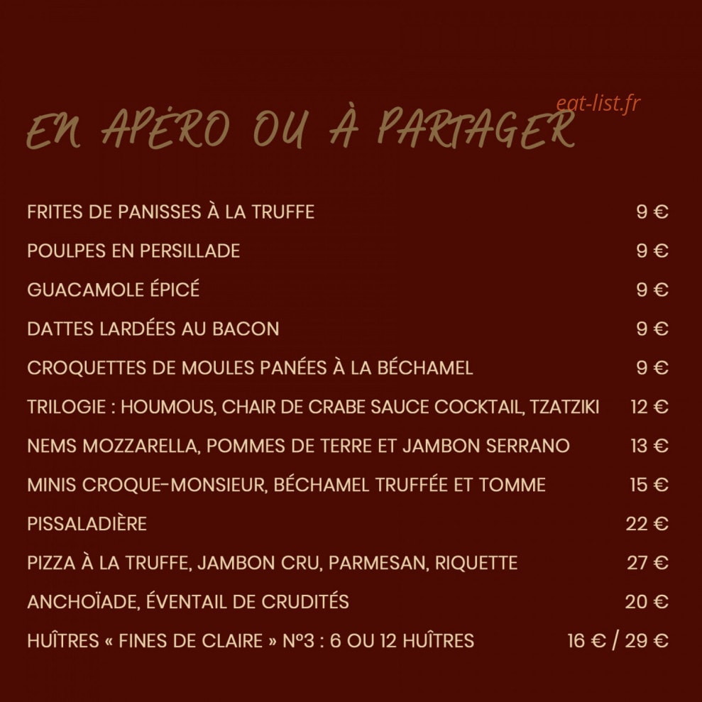 Vidaa Le Moulin de Mougins — carte page 1