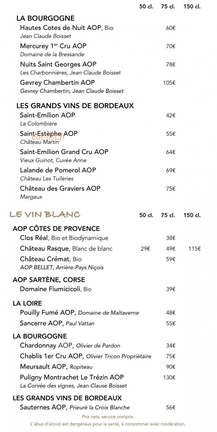 Vidaa Le Moulin de Mougins — carte page 9