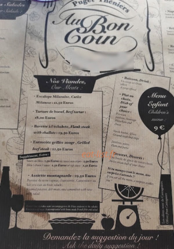 Au Bon Coin — carte page 1
