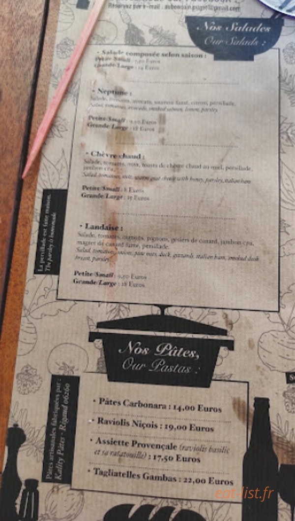 Au Bon Coin — carte page 2