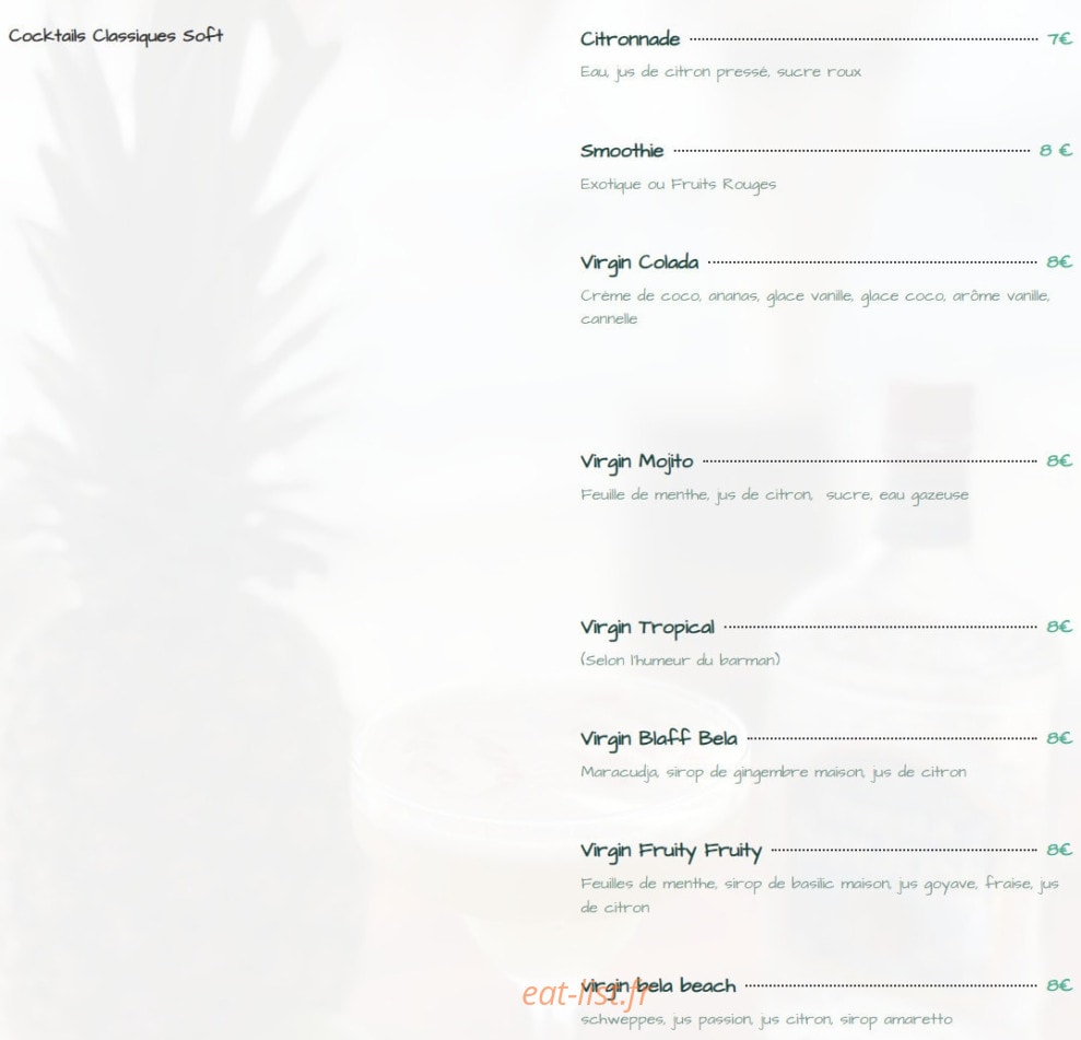 Bela Beach — carte page 3