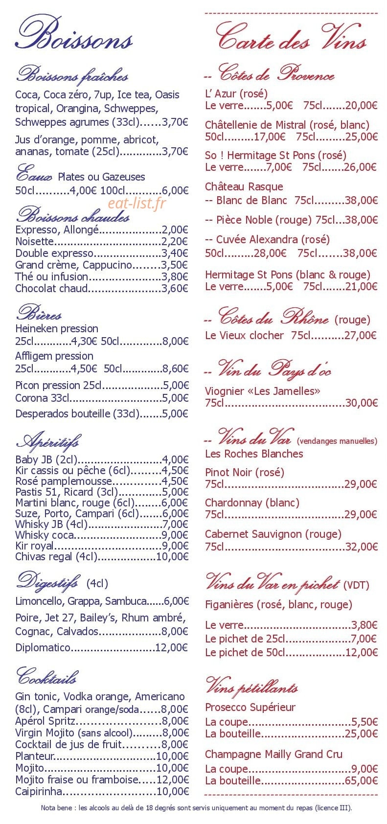 Bahia Plage — carte page 6