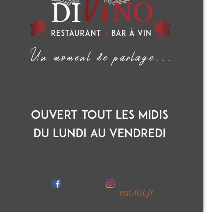 Di Vino — carte page 1