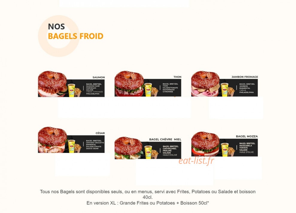 Donuts & Bagels — carte page 3