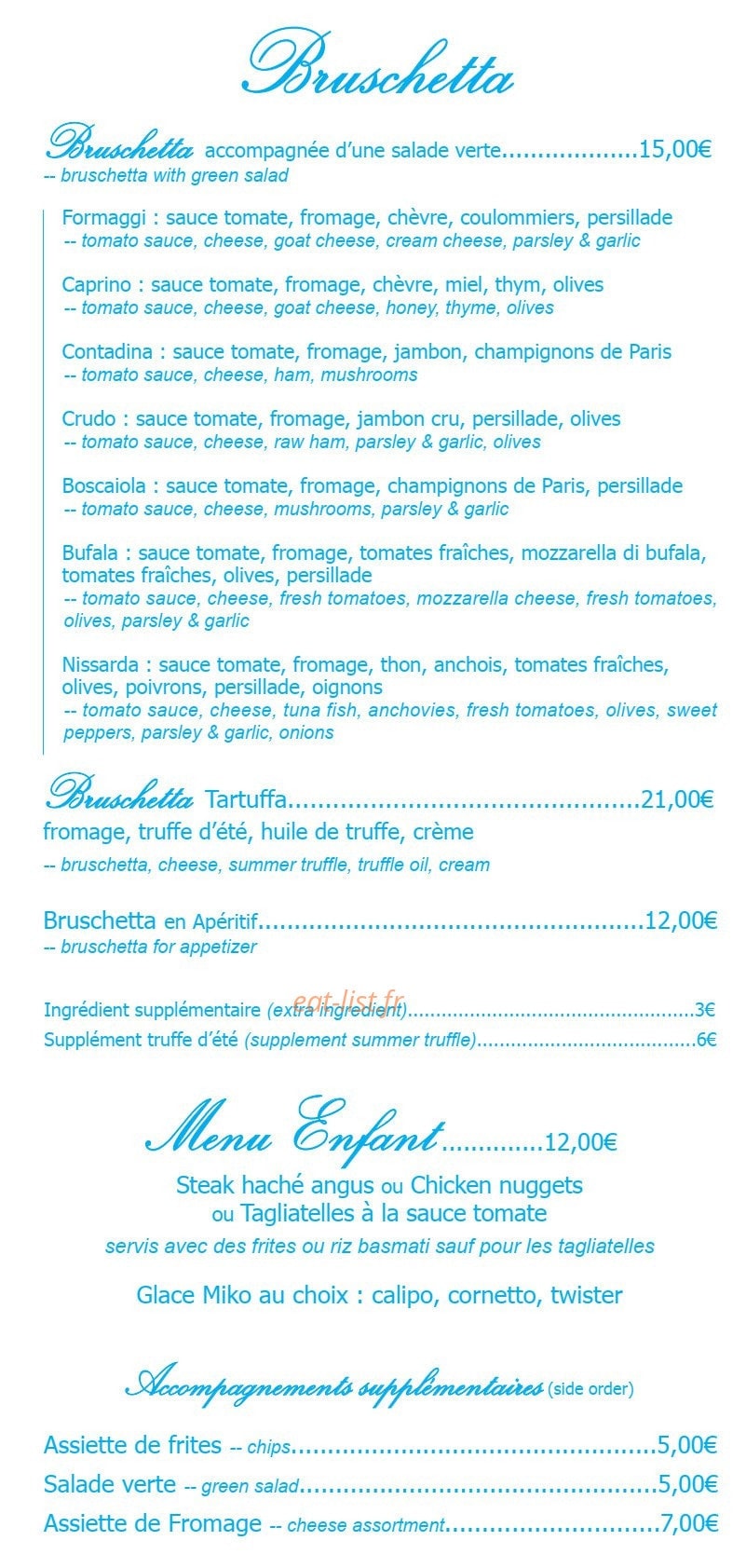 Le Bahia — carte page 4