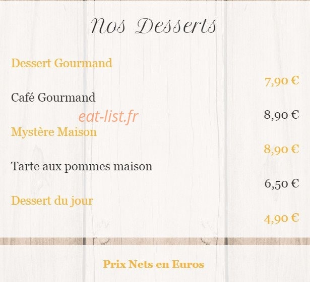 Les Platanes — carte page 6