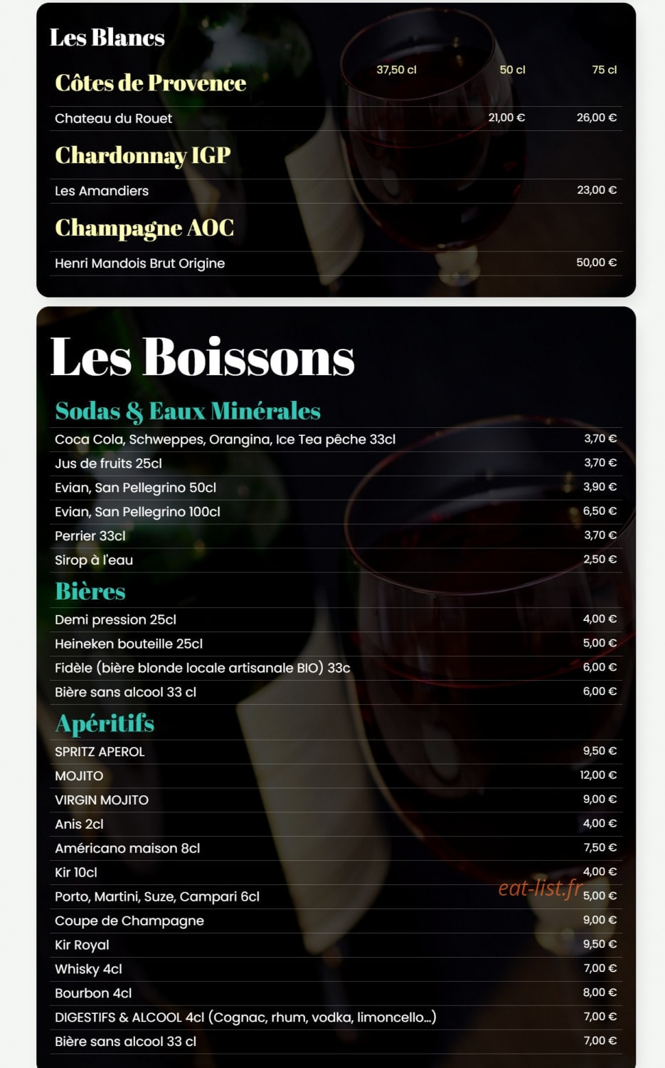 Rosy Beach — carte page 7