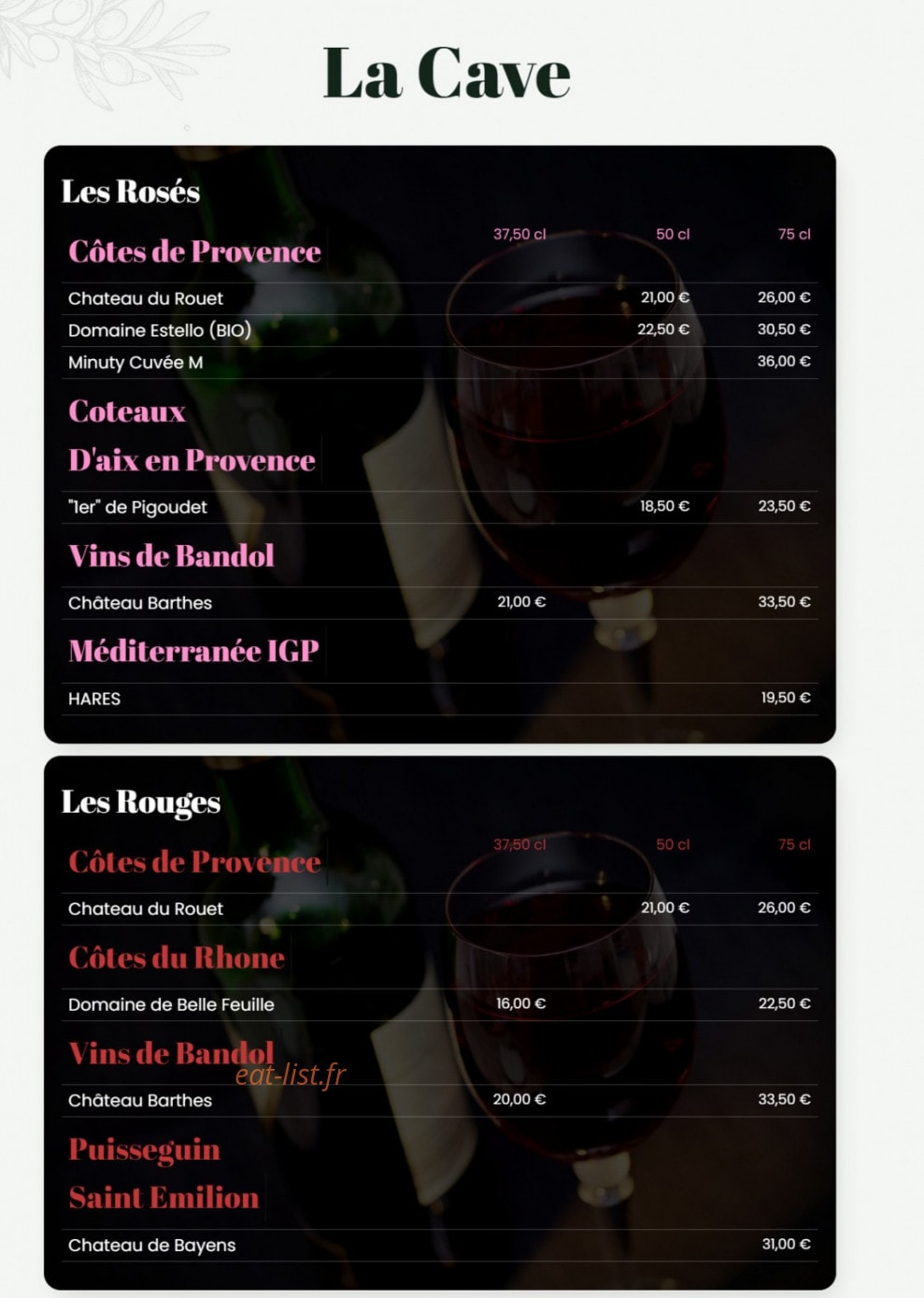 Rosy Beach — carte page 6