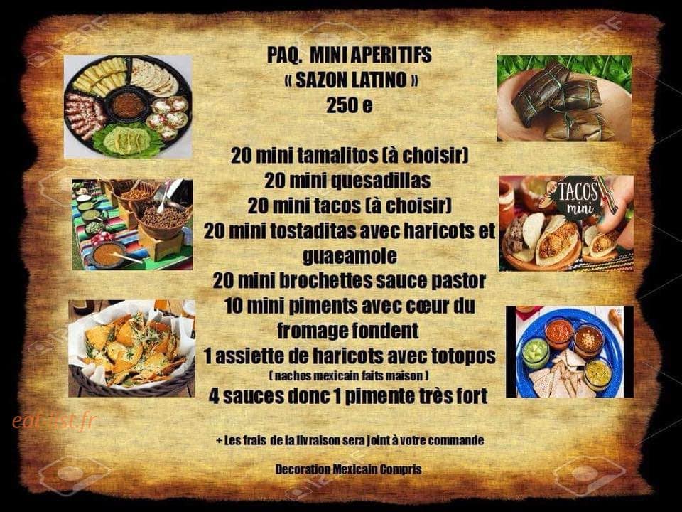 Sazón Latino — carte page 2