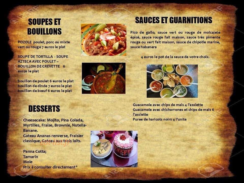 Sazón Latino — carte page 6