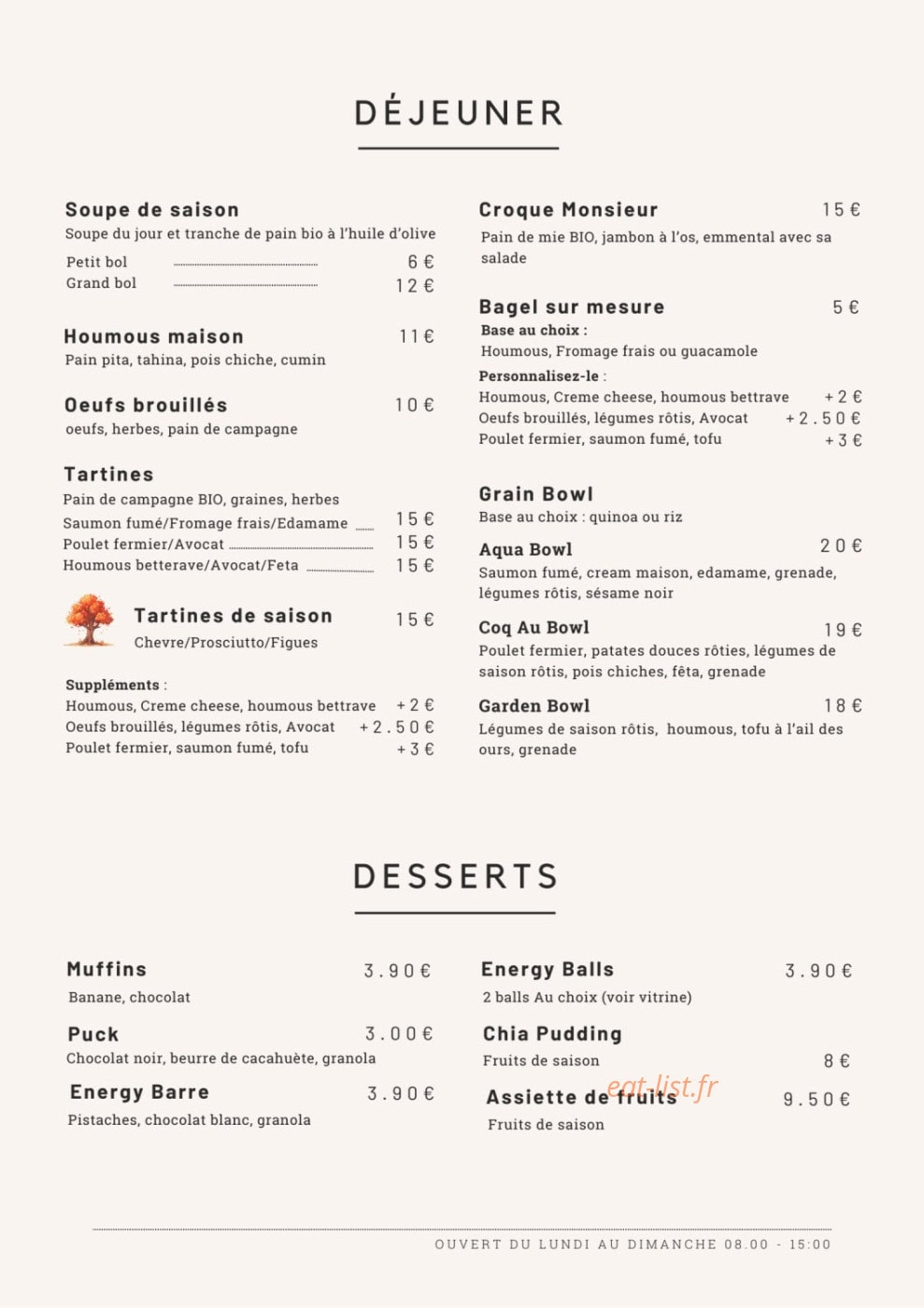 Good Place — carte page 2