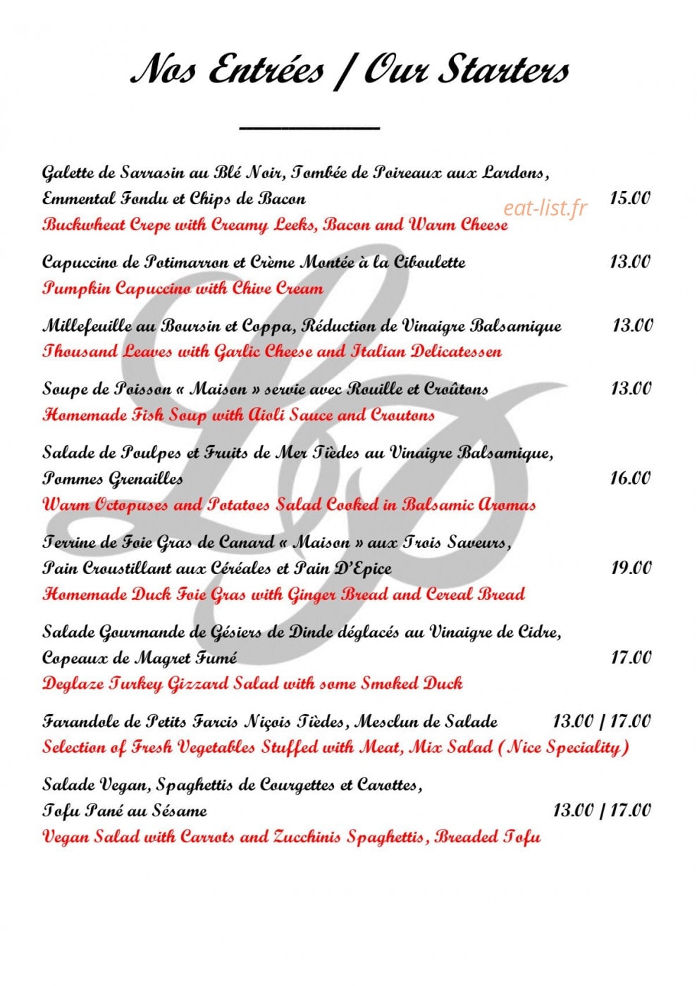 La Pignatelle — carte page 2