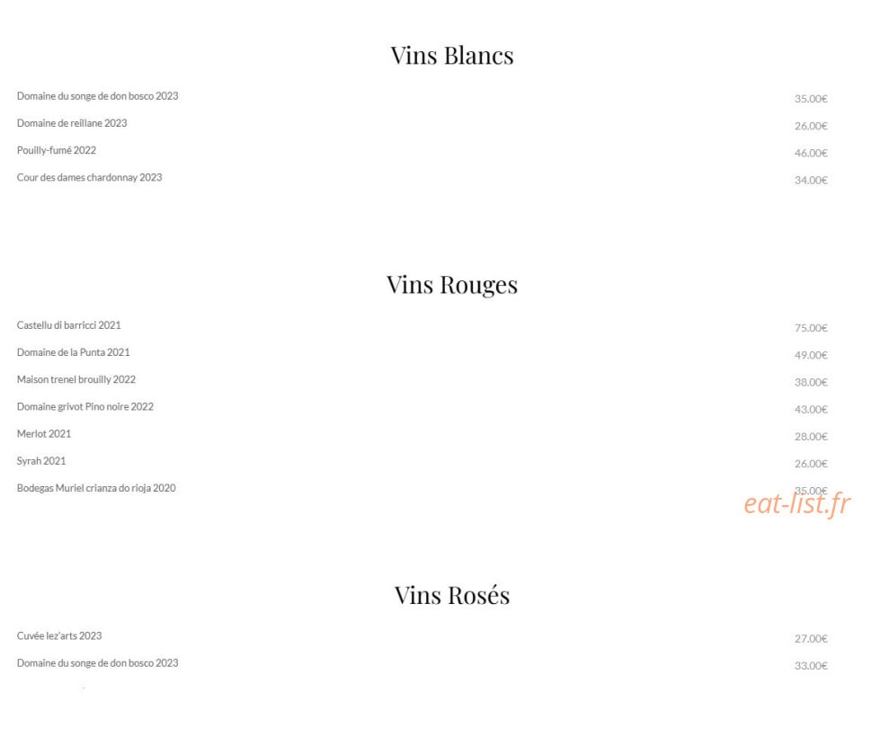 Le Tempo — carte page 2