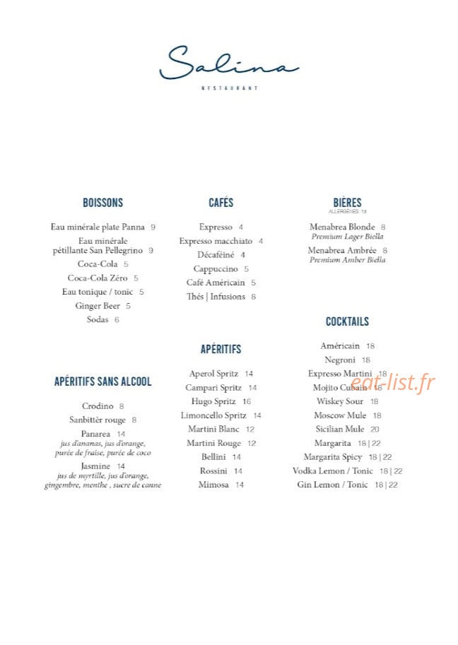 Salina — carte page 6