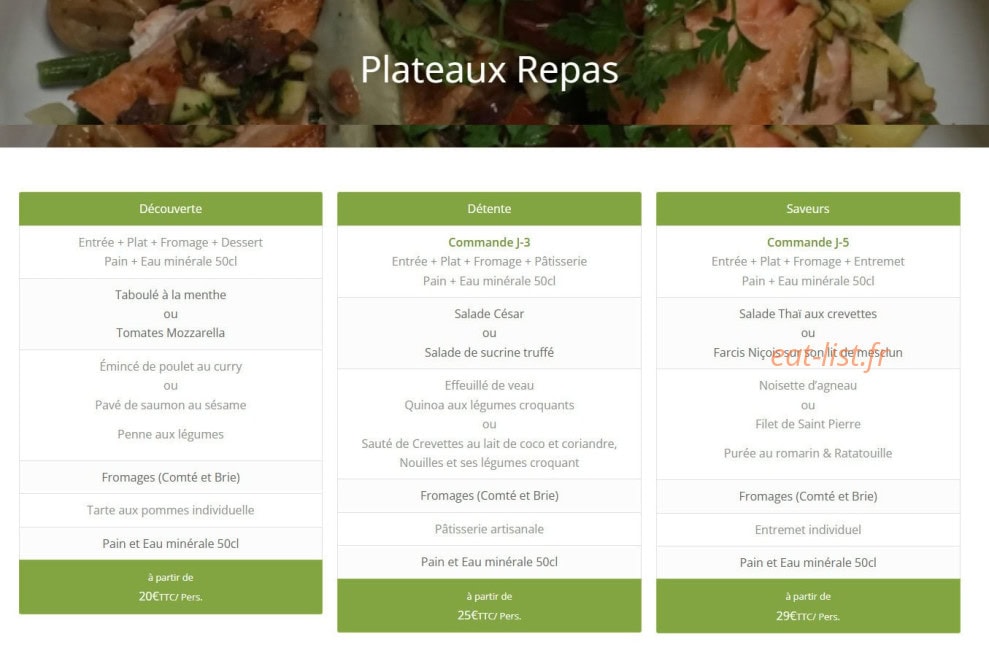 Saveurs Et Prestige — carte page 4