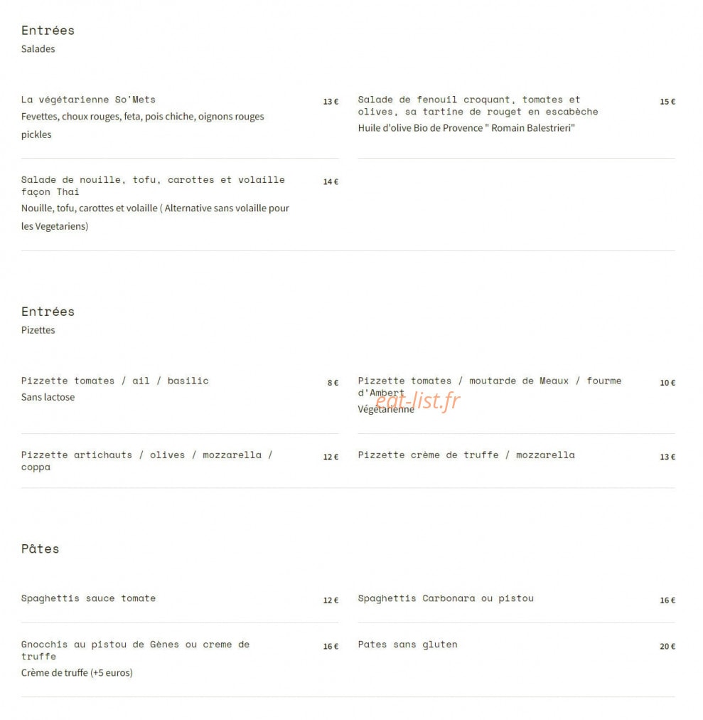 So'Mets — carte page 2
