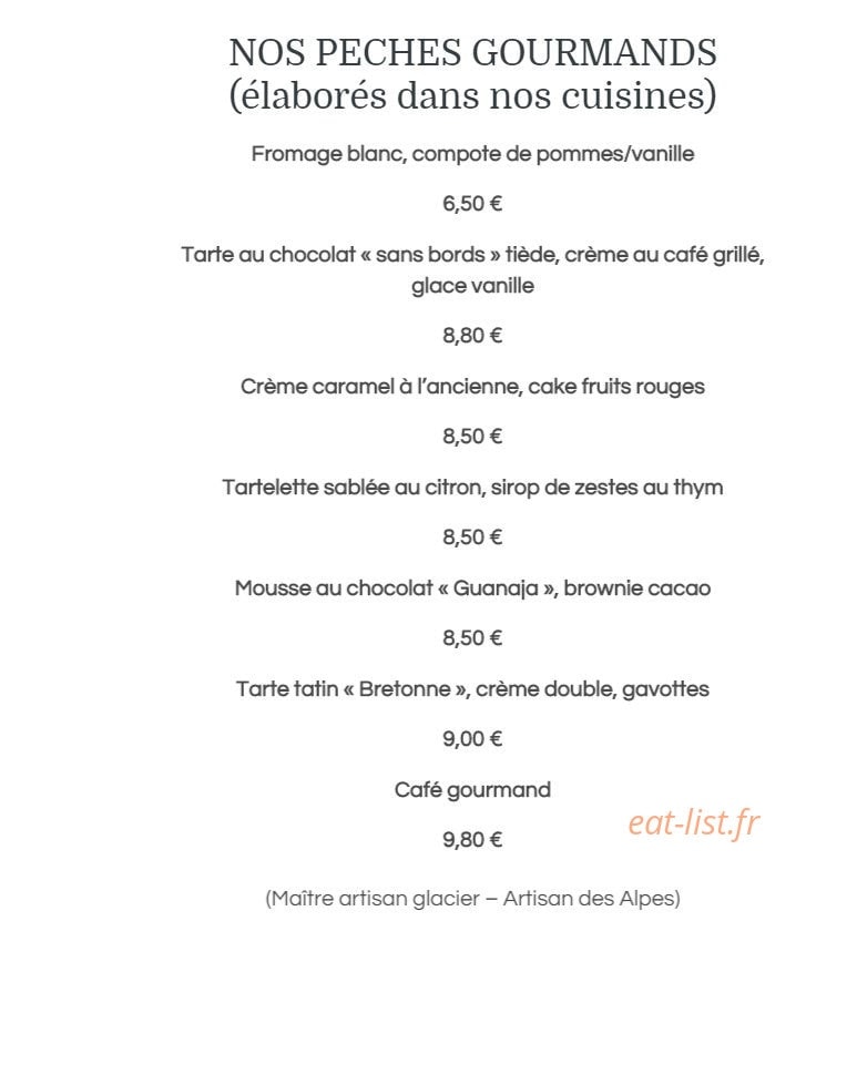 Edmond's Hotel — carte page 7
