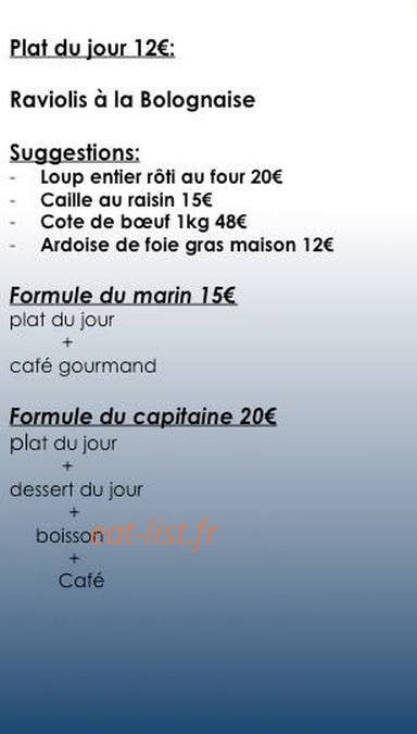 La Cambuse Port de Cap d'ail — carte page 2