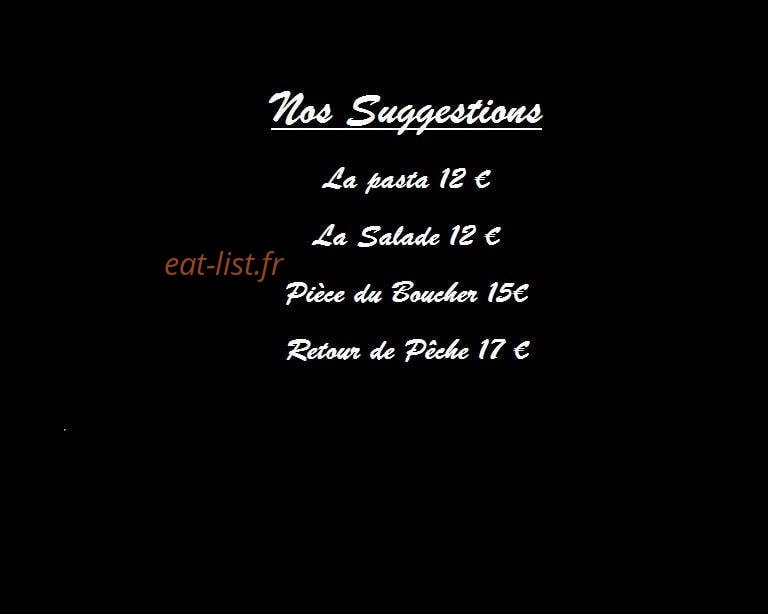 Le Comptoir — carte page 2