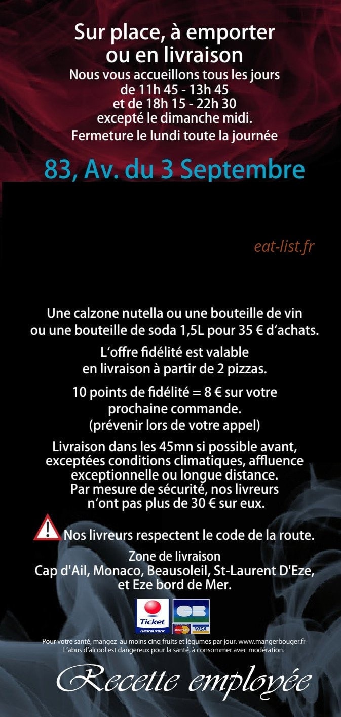 Lucky Régal' — carte page 6