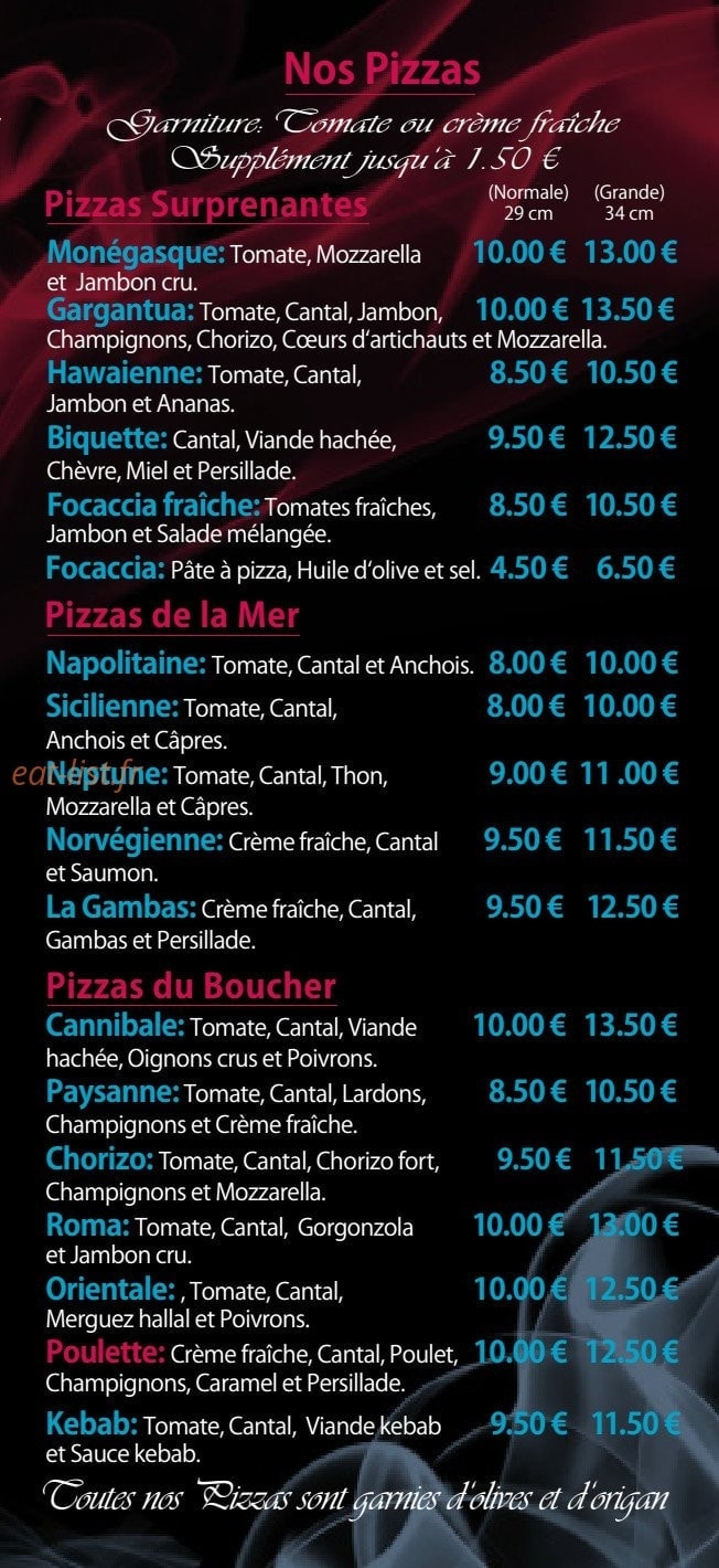 Lucky Régal' — carte page 2