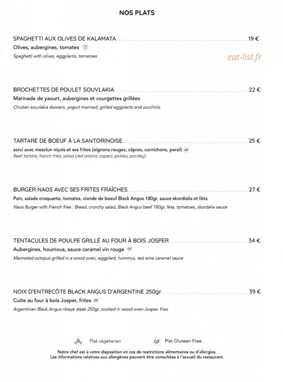 Naos Beach — carte page 3