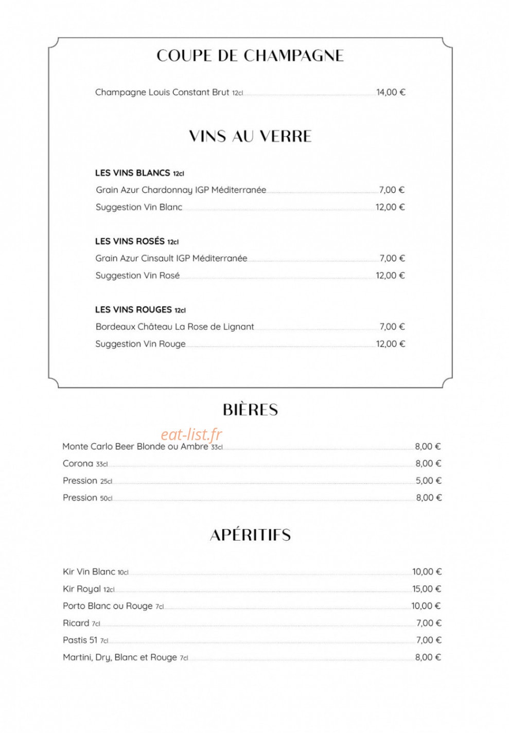 Naos Beach — carte page 6