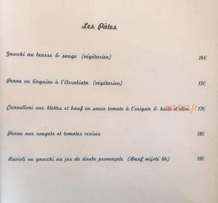 La Fourchette Libre — carte page 3